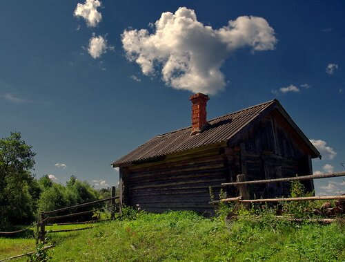 Баня в деревне